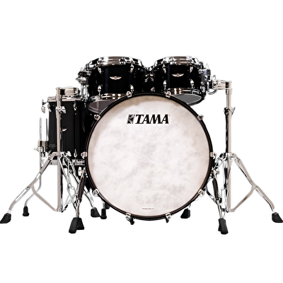 TAMA TW42RZS-PBK STAR Walnut Piano Black 4 Parça (22B/10T/12T/16F) Akustik Davul Seti